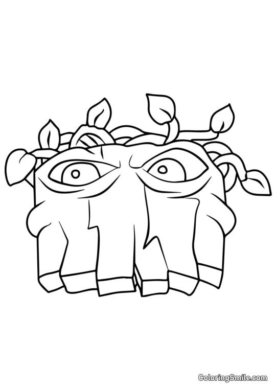 Gravbuster fra Plants vs. Zombies - Farvelægningsside