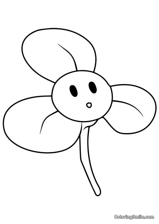 Blæser fra Plants vs. Zombies - Farvelægningsside