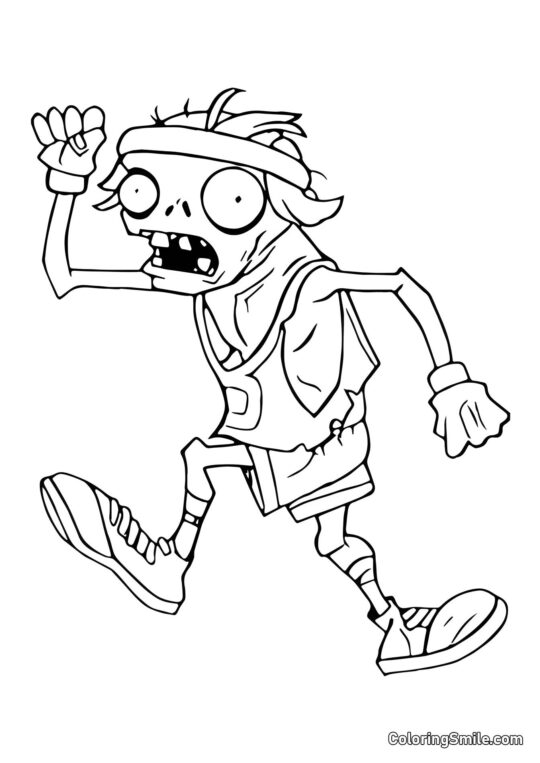 Marathon Zombie - Farvelægningsside