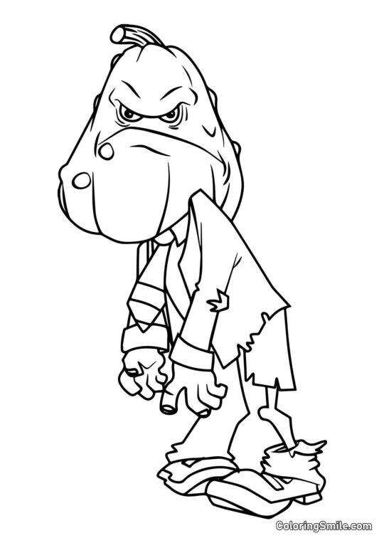 Zucchini Zombie - Farvelægningsside