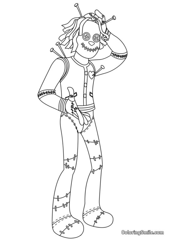 Desenhos de Monster High para Colorir Hoodude Voodoo - Página para Colorir