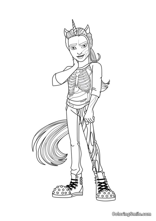 Desenhos de Monster High para Colorir Neighthan Rot (Neighthan Rot) - Página para Colorir