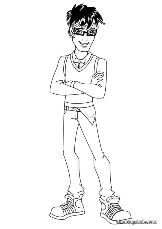 Desenhos de Monster High para Colorir Jackson Jekyll - Página para Colorir