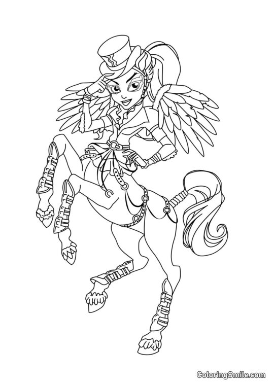 Desenhos de Monster High para Colorir Avea Trotter (Avea Trotter) - Página para Colorir