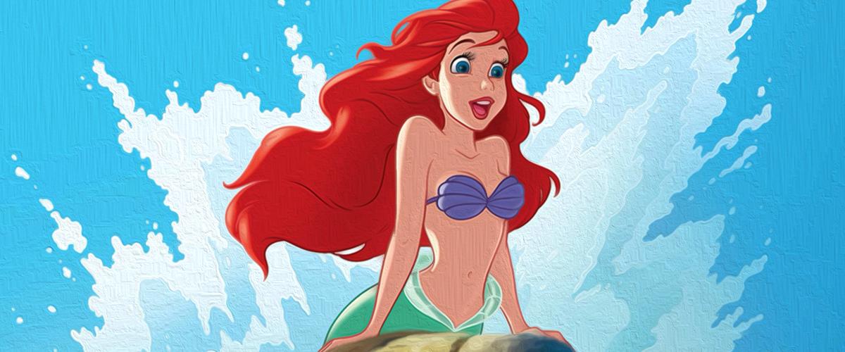 Desenhos da Ariel para Colorir