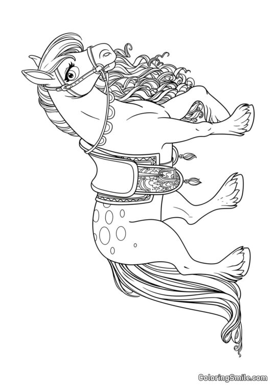 Pferde Ausmalbilder Schönes Pferd - Ausmalbild