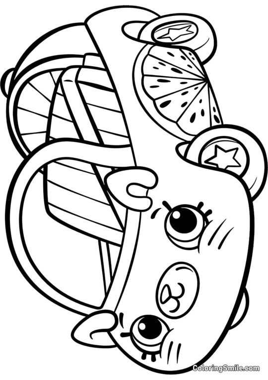 Шопкінс Лялькове Авто - Розмальовка