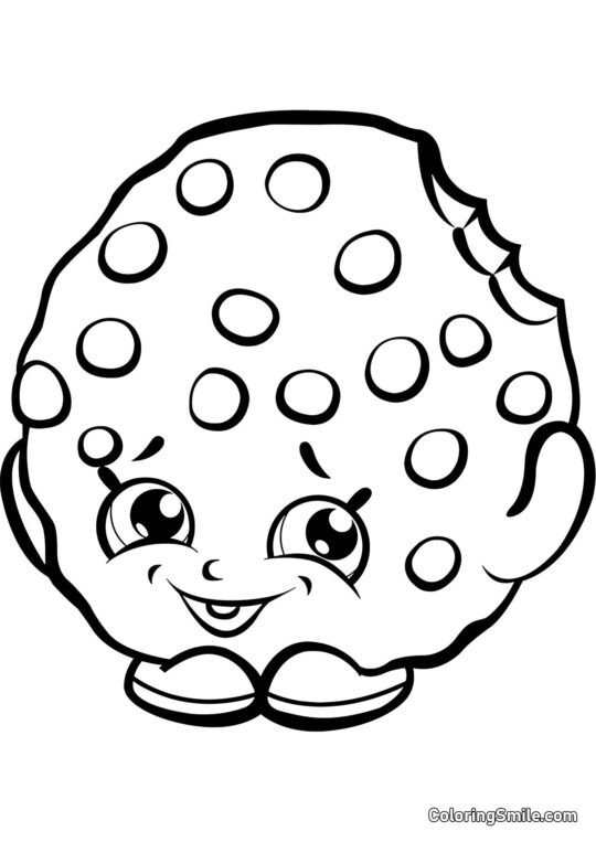 Шопкінс Печиво - Розмальовка