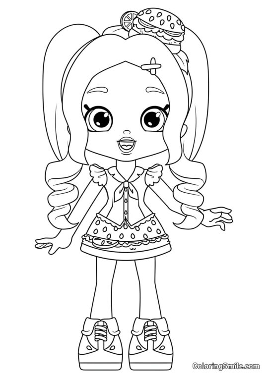 Челсі Чізбургер - Розмальовка