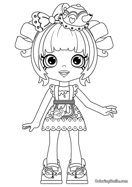 Тіппі Чайник - Розмальовка