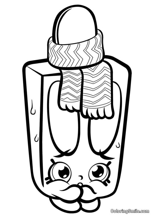 Шопкінс Льодяний Попсі - Розмальовка