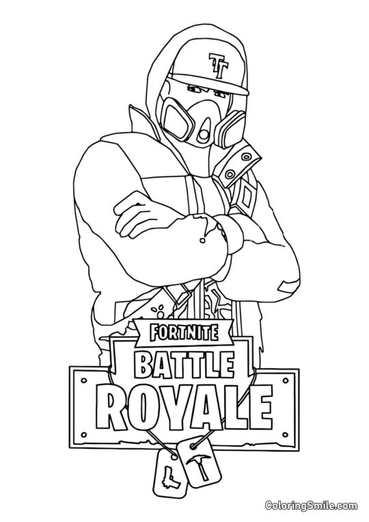 Fortnite DJ Yonder - Coloring Page