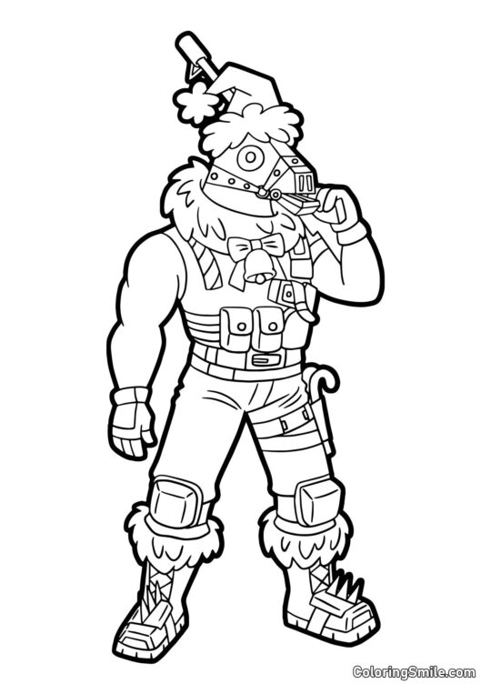 Fortnite General Frost - Coloring Page