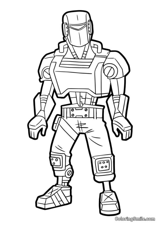 Fortnite B.O.T. - Coloring Page