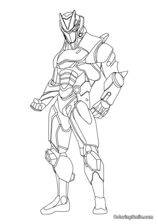 Fortnite Omega - Coloring Page