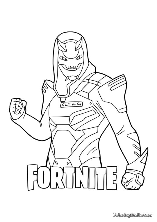 Fortnite Vendetta - Coloring Page