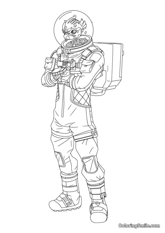Fortnite Leviathan - Coloring Page