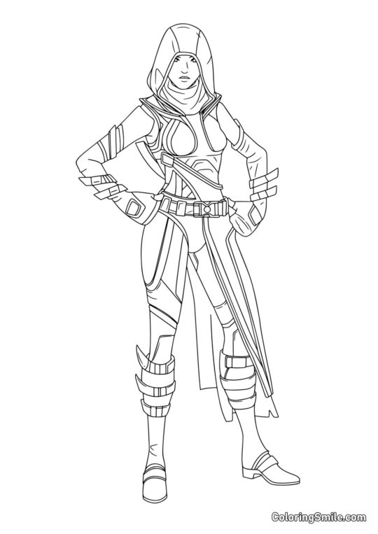 Fortnite Fate - Coloring Page