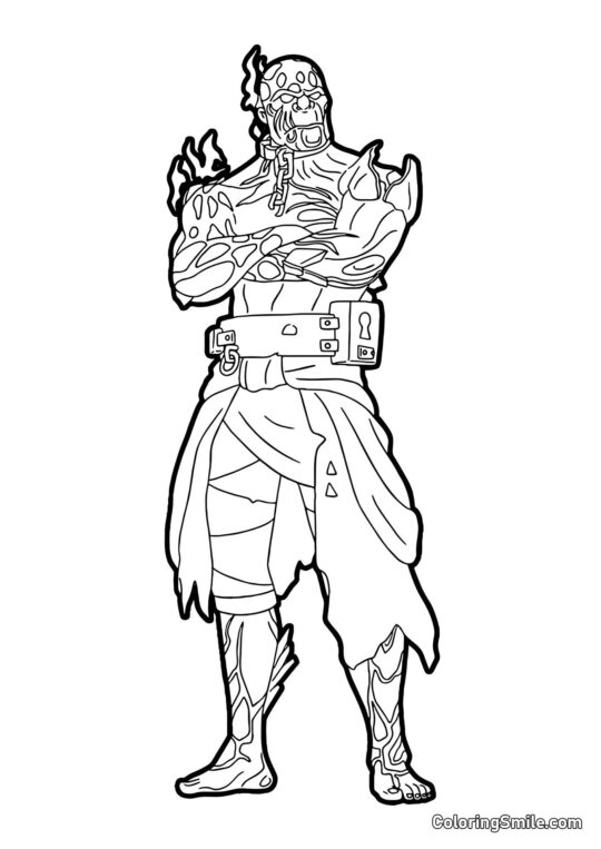 Fortnite Prisoner - Coloring Page
