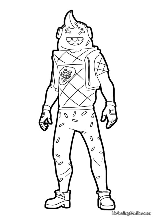 Fortnite Horn - Coloring Page