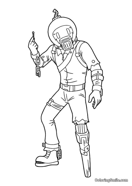 Fortnite Fuse - Coloring Page