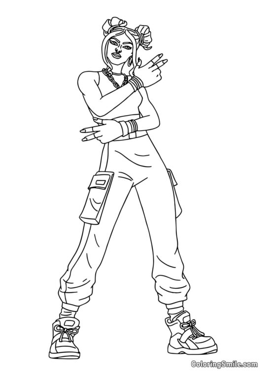 Fortnite Bling - Coloring Page