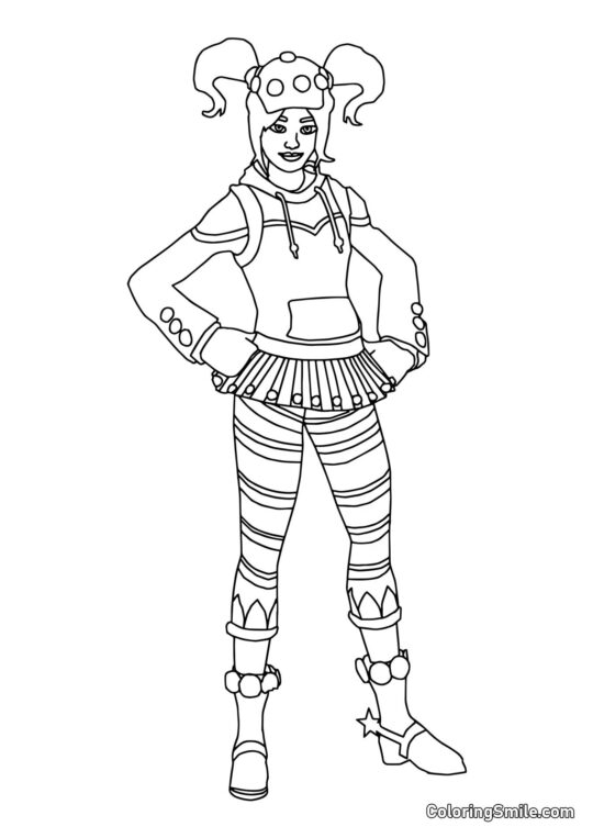 Fortnite Marzipan - Coloring Page