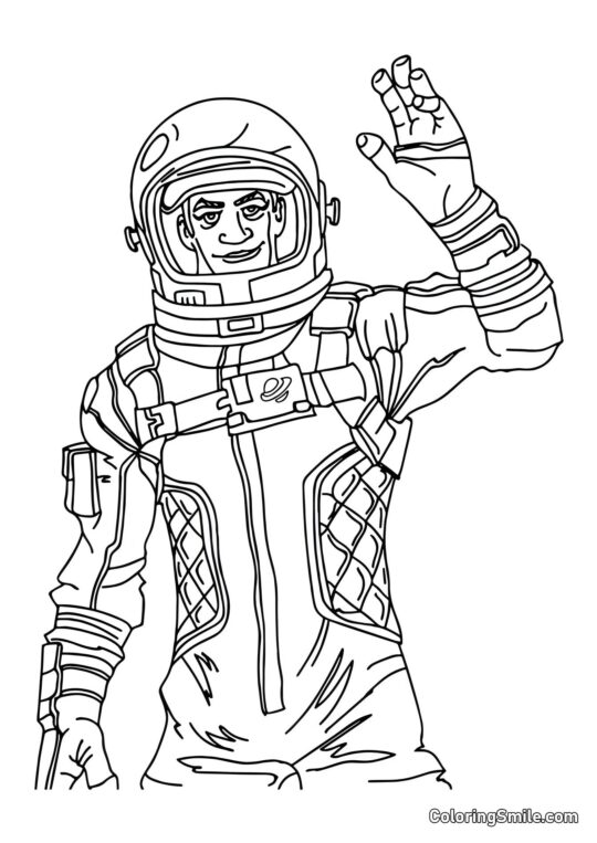 Fortnite Mission Complete - Coloring Page