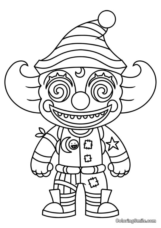 Fortnite Chibi Fun Guy - Coloring Page