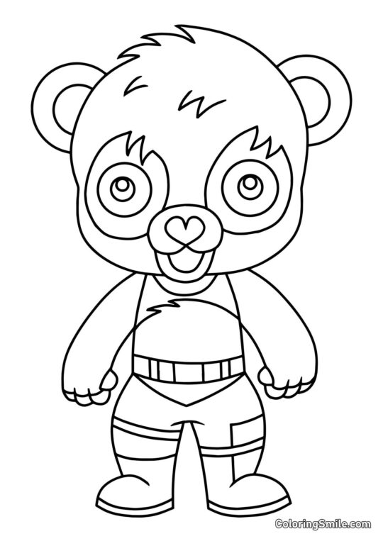 Fortnite Chibi Pandemonium - Coloring Page