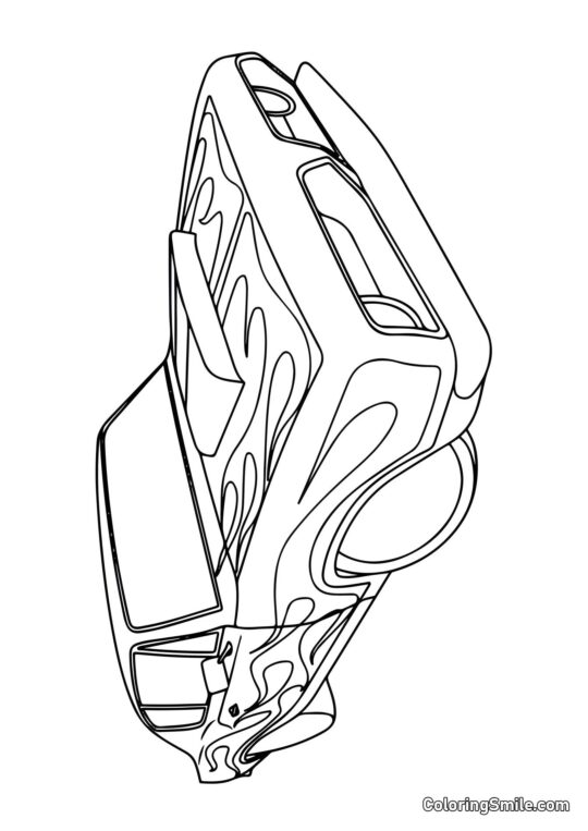 Dodge Hot Wheels - Ausmalbild