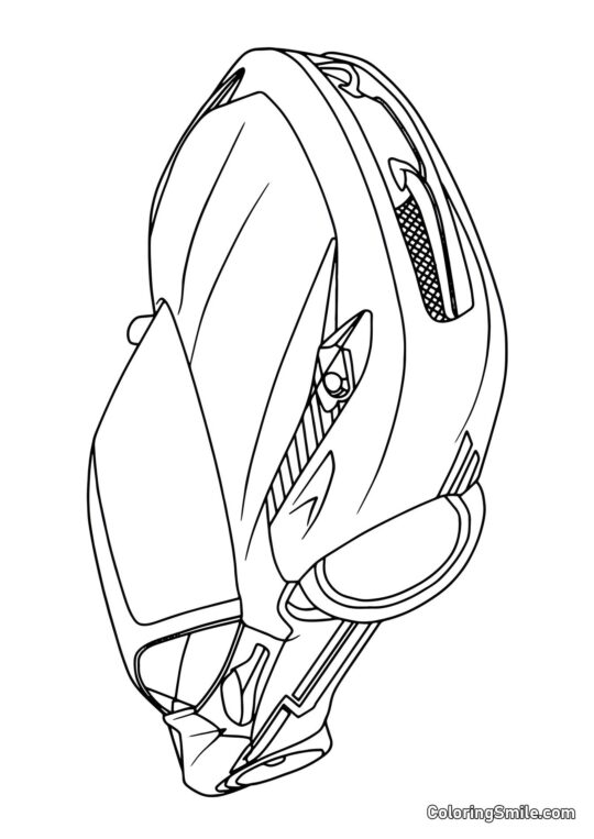 Ferrari Hot Wheels - Ausmalbild