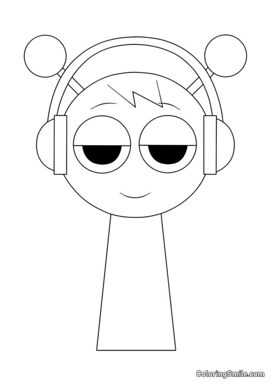 Розмальовки Спрункі Спрунк Орен - Розмальовка