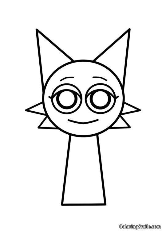 Розмальовки Спрункі Спрунк Венда - Розмальовка