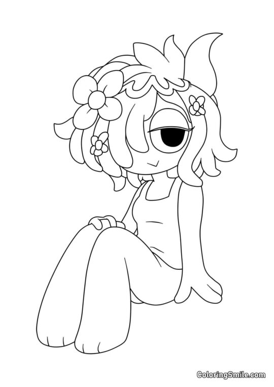 Розмальовки Спрункі Спрунк Вінерія - Розмальовка