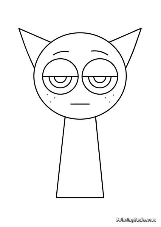 Розмальовки Спрункі Спрунк Сірий - Розмальовка