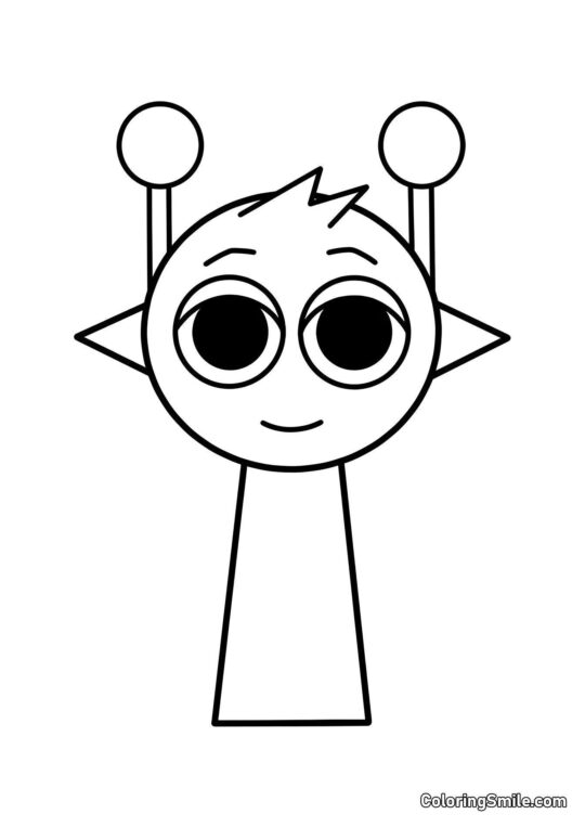 Розмальовки Спрункі Спрунк Саймон - Розмальовка