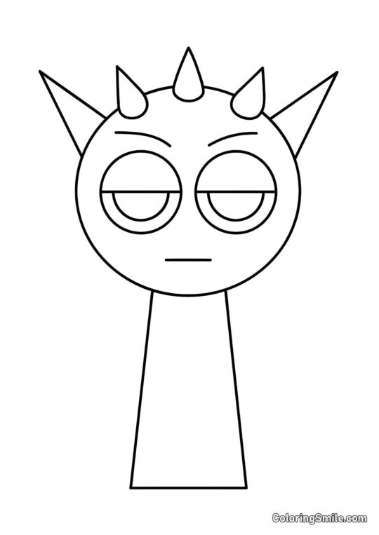 Розмальовки Спрункі Спрунк Редді - Розмальовка