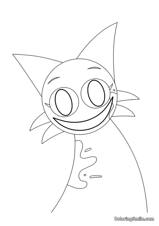 Розмальовки Спрункі Жахливі Спрункі Венда - Розмальовка