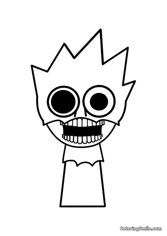 Розмальовки Спрункі Жахливий Спрунк ОВАКС - Розмальовка