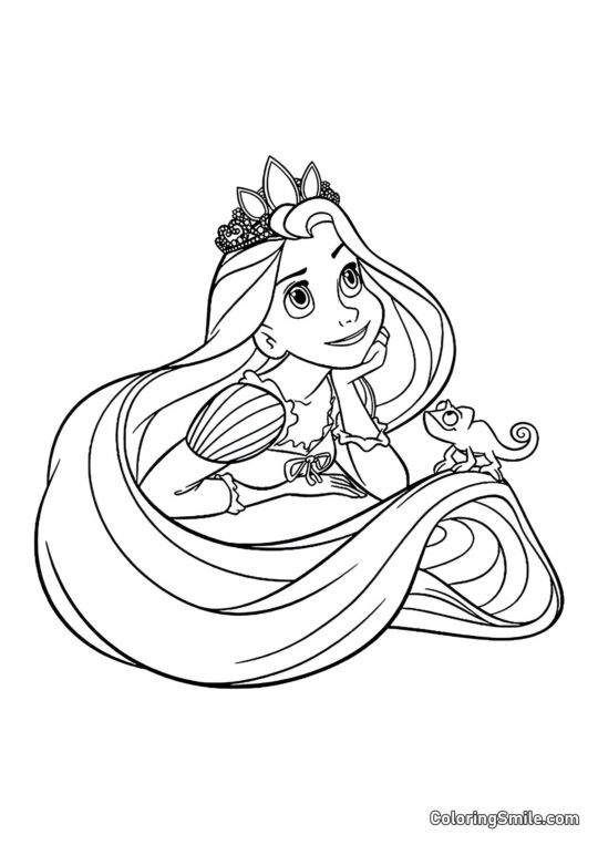 Roszpunka i Pascal Marzą - Kolorowanka