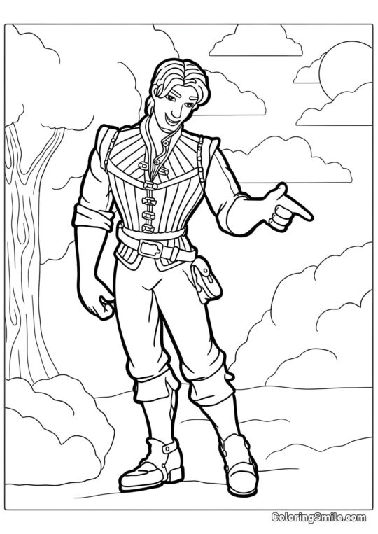 Eugene z Roszpunki - Kolorowanka