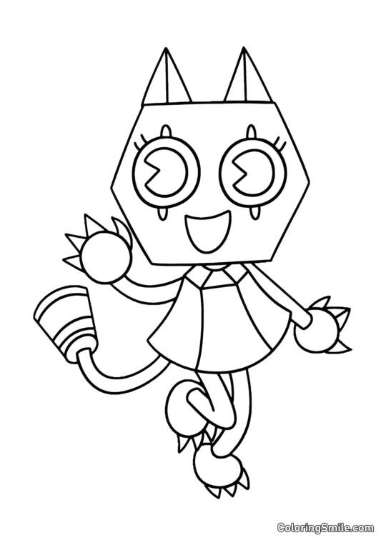 Scraps do Mundo do Dandy - Página para Colorir