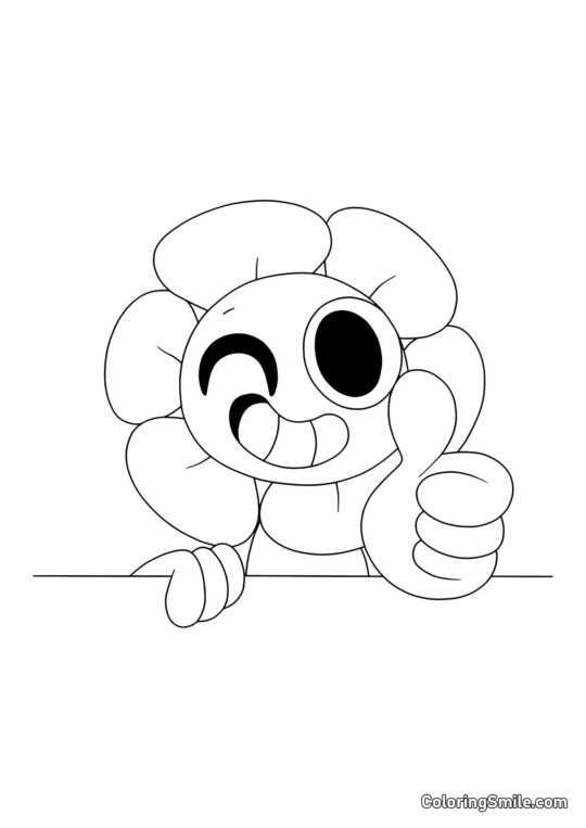 Vendedor Dandy - Página para Colorir