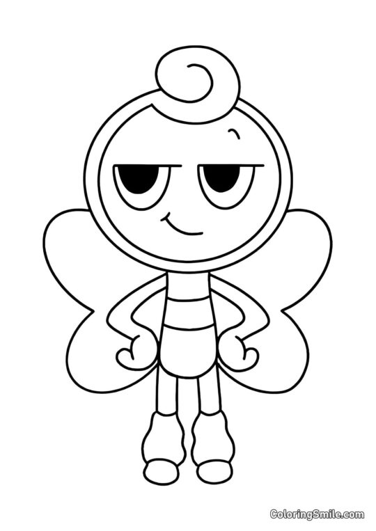 Glissen do Mundo do Dandy - Página para Colorir