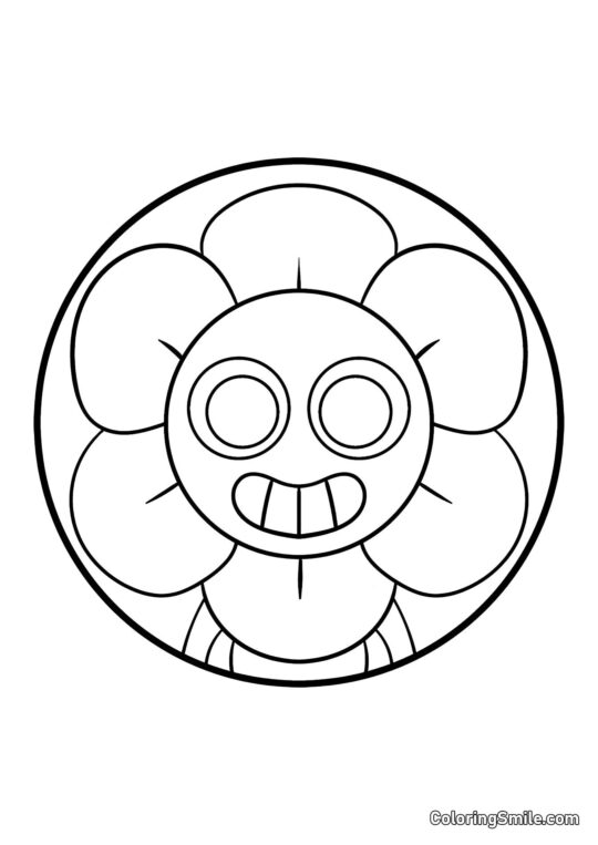 Retrato de Dandy - Página para Colorir