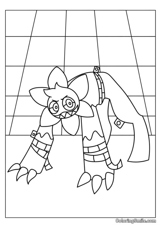 Dandy Retorcido - Página para Colorir