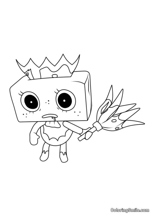 Tisha Retorcida - Página para Colorir