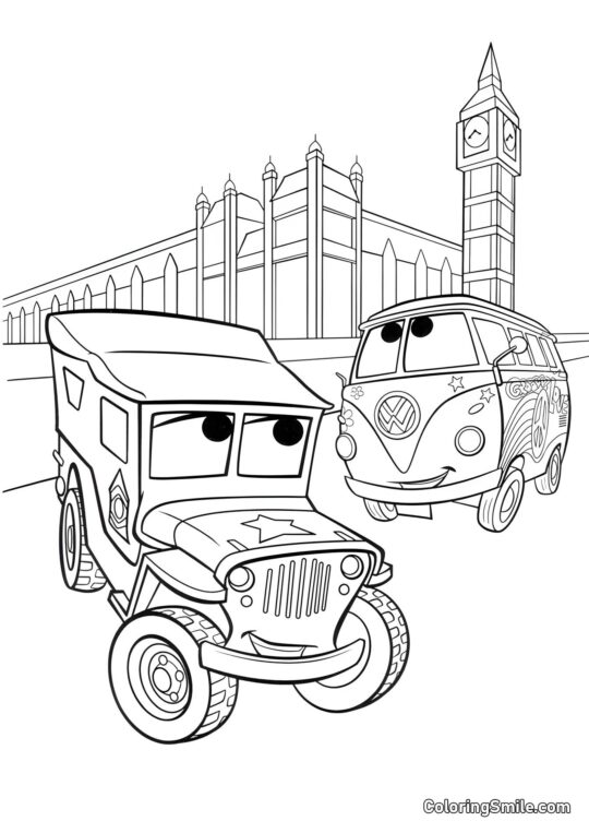 Fillmore em Londres - Página para Colorir